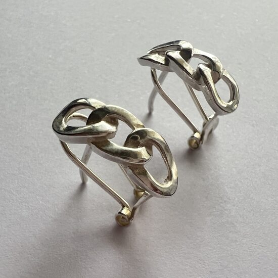 Silver Earrings Cadenita